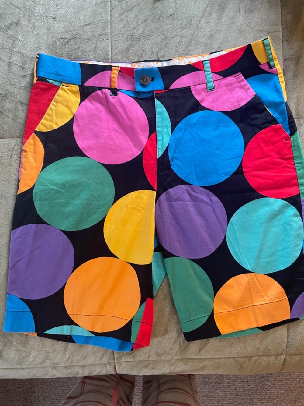 Loudmouth Bold Multicolor Polka Dot Men’s Shorts